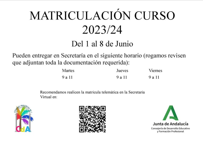 Matriculación 2023/24