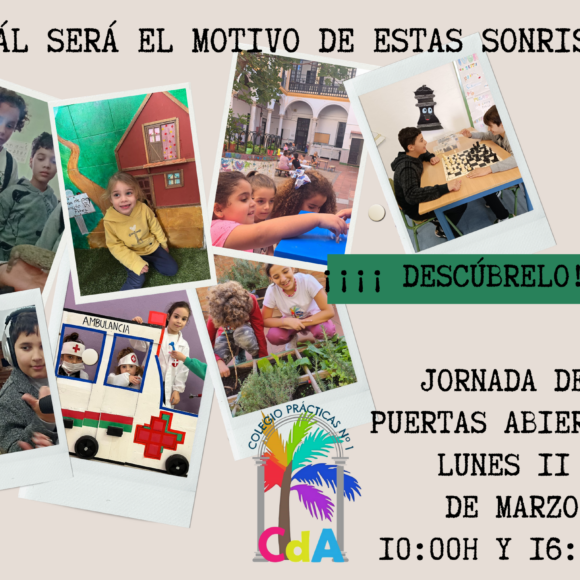 Cartel Puertas Abiertas (2) Día de Puertas Abiertas